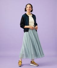 GJSGD71220 Jocomomola(ホコモモラ) Pensamiento ニットドッキングカーディガン ブラック