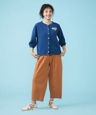 GJSGS30170 Jocomomola(ホコモモラ) Oceano ニットカーディガン ブルー