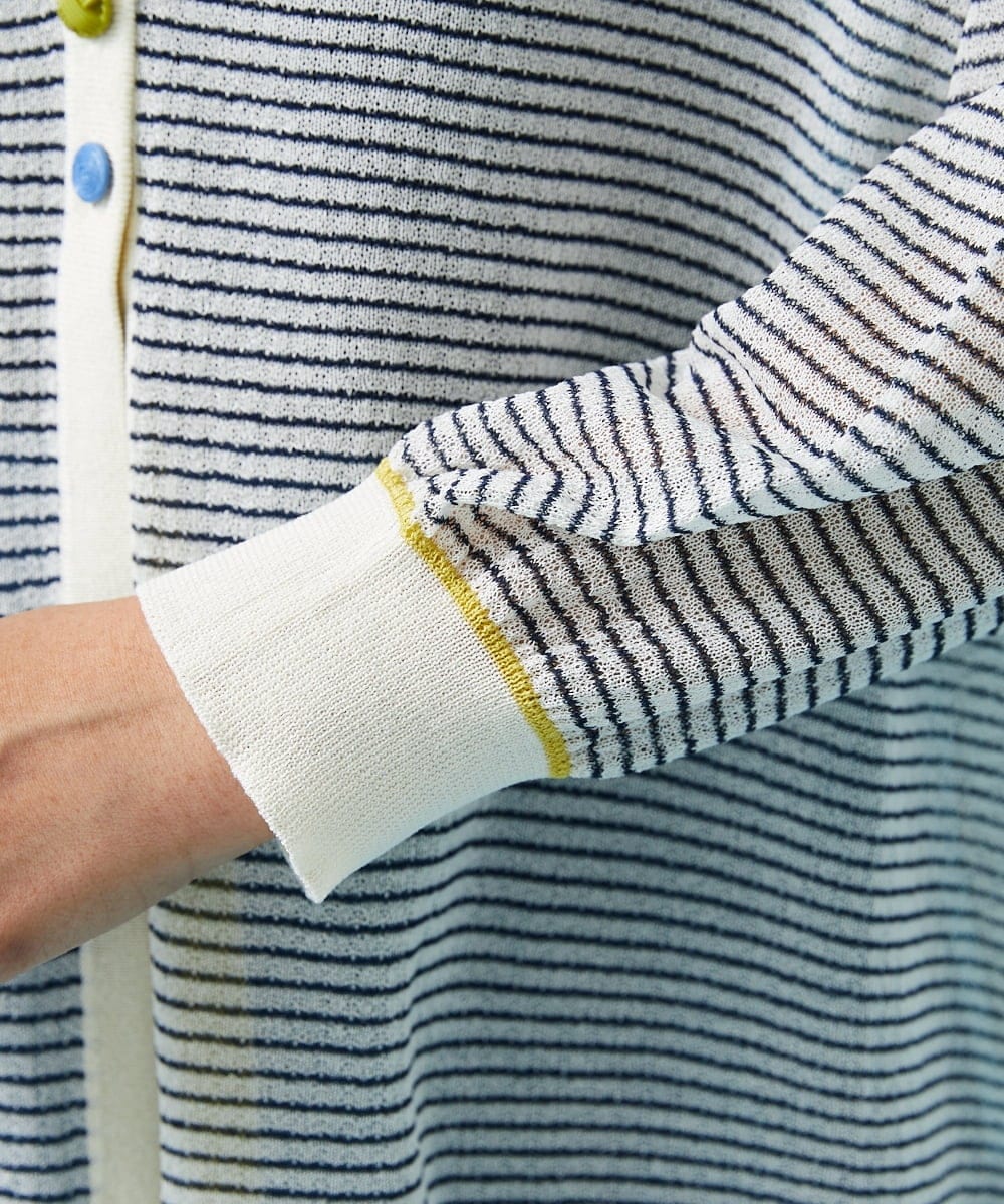 GJSGT32170 Jocomomola(ホコモモラ) Ligero ニットトッパーカーディガン パープル