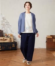 GJSHA32180 Jocomomola(ホコモモラ) シアートッパーカーディガン アイボリー