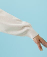 GJSHS31170 Jocomomola(ホコモモラ) 刺繍トッパーカーディガン ベージュ