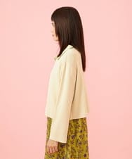GJSJE50220 Jocomomola(ホコモモラ) Flor Tejido フラワーニットカーディガン アイボリー