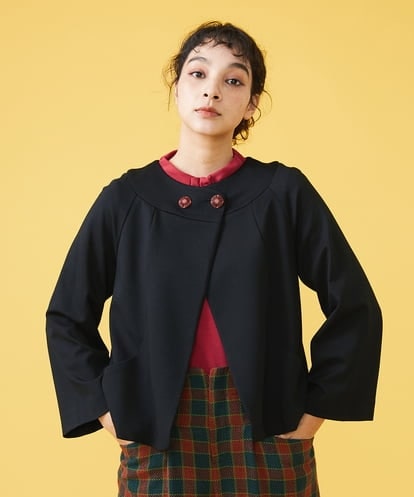 GJTAT53250 Jocomomola R/Nyポンチ ノーカラージャケット