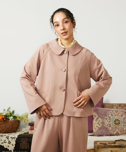 GJTCD51280 Jocomomola ポンチストレッチジャケット