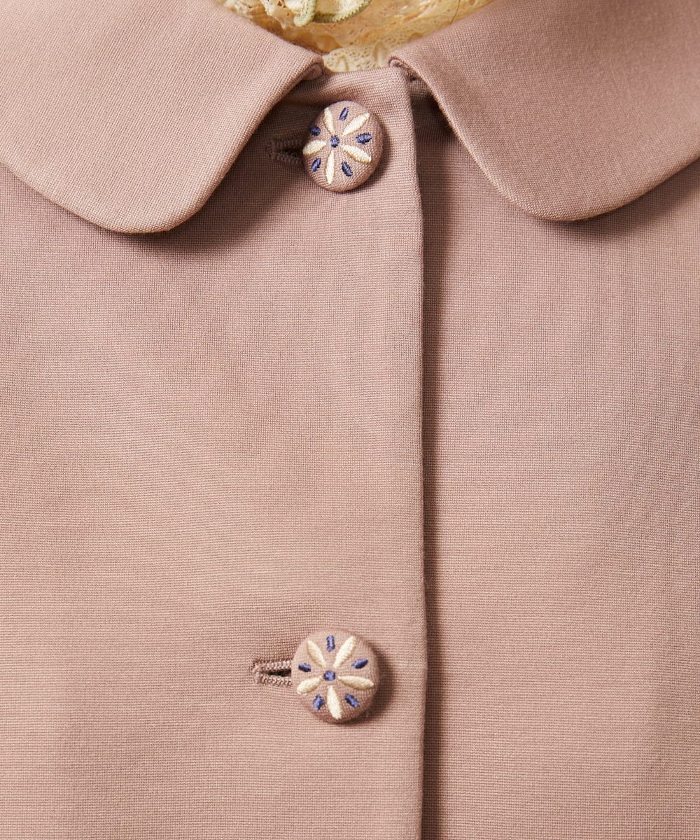 GJTCD51280 Jocomomola(ホコモモラ) ポンチストレッチジャケット ネイビー