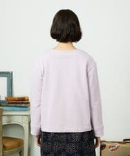 GJTDD01220 Jocomomola(ホコモモラ) Palominos flor フラワーアップリケカーディガン ピンク