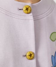 GJTDD01220 Jocomomola(ホコモモラ) Palominos flor フラワーアップリケカーディガン ピンク