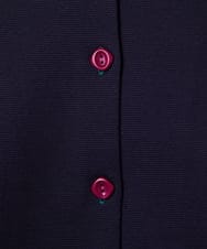 GJTDE38220 Jocomomola(ホコモモラ) Rebote シルケットフライスカットソーカーディガン ネイビー