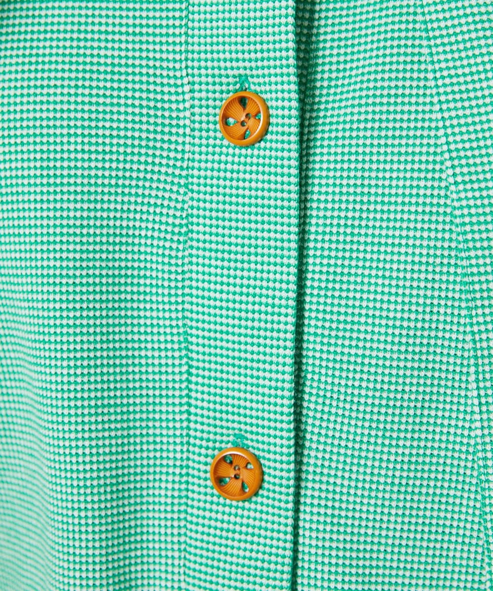 GJTFD02220 Jocomomola(ホコモモラ) Aventura アニマルアップリケパーカー グリーン