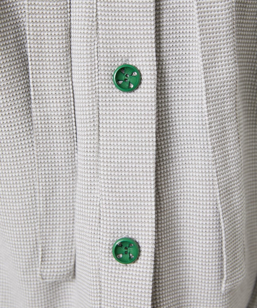 GJTFD02220 Jocomomola(ホコモモラ) Aventura アニマルアップリケパーカー ライトグレー