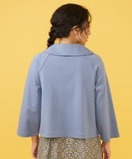 GJTFV50270 Jocomomola(ホコモモラ) Regadera アップリケ刺繍ジャケット ブルー