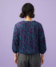 GJTGD33240 Jocomomola(ホコモモラ) Livia de flores フラワージャカードカーディガン ネイビー