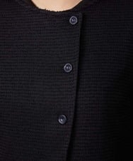 GJTJA50230 Jocomomola(ホコモモラ) Granos de arroz ジャカードノーカラージャケット イエローグリーン