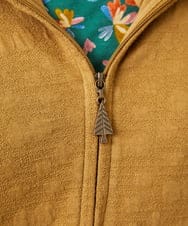 GJTJB40220 Jocomomola(ホコモモラ) Nube ジャカードジップパーカー グリーン