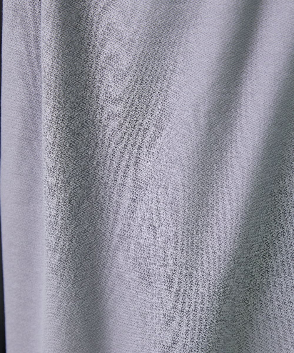 GJTJT36180 Jocomomola(ホコモモラ) カットジョーゼット　ロングカーディガン ブラック