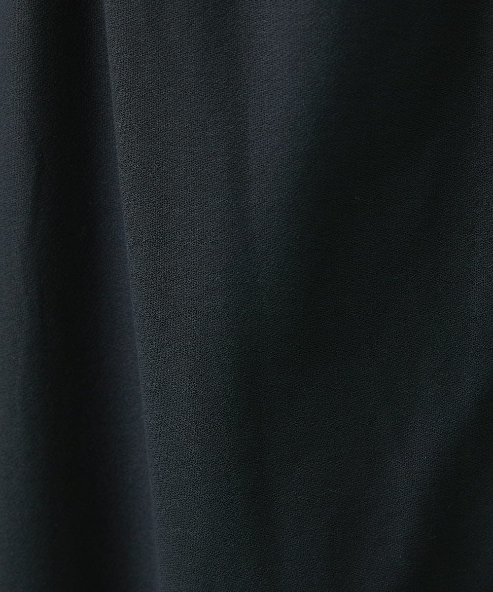 GJTJT36180 Jocomomola(ホコモモラ) カットジョーゼット　ロングカーディガン ブラック