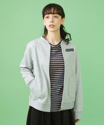GJTLS32160 Jocomomola Jocoロゴスエットジャケット