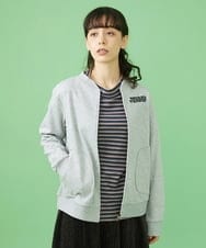 GJTLS32160 Jocomomola(ホコモモラ) Jocoロゴスエットジャケット グレー