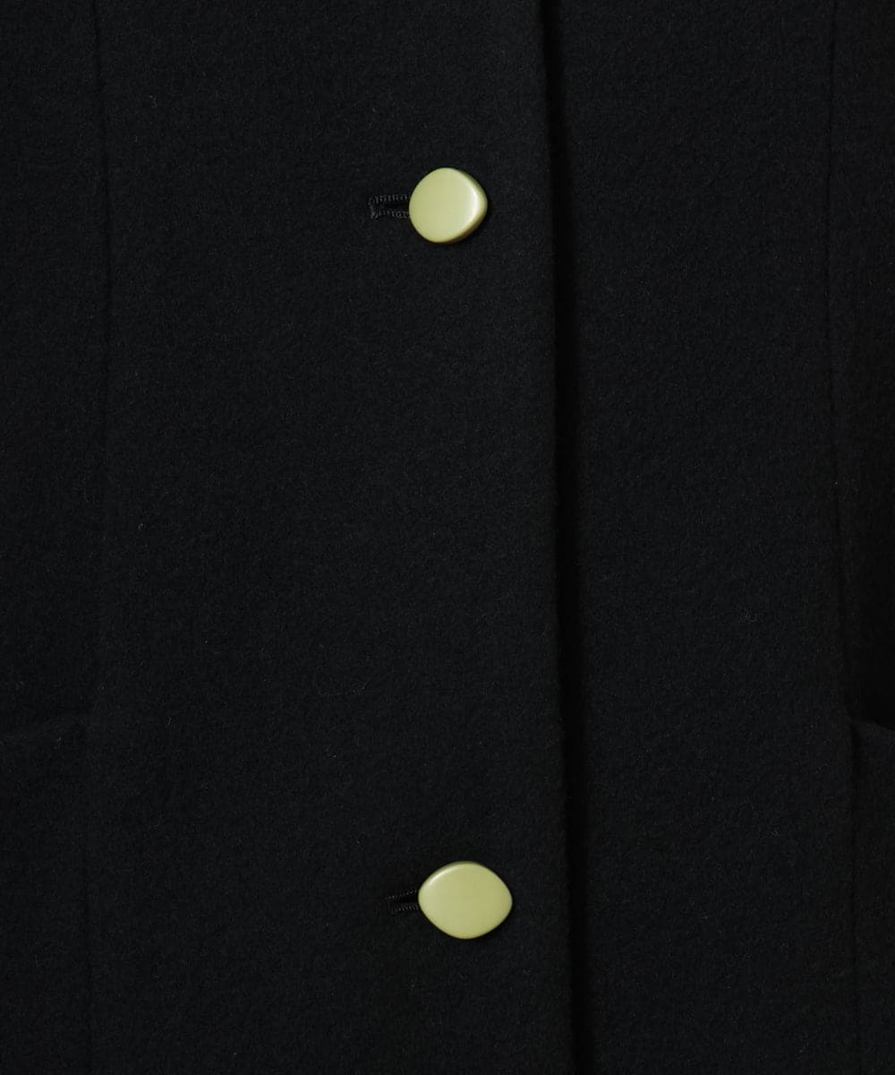 GJUAD34500 Jocomomola(ホコモモラ) ウールモッサロングコート レッド