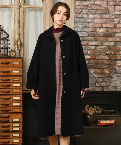 GJUAD34500 Jocomomola ウールモッサロングコート
