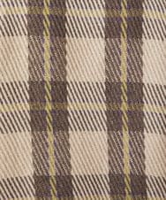 GJUAE04550 Jocomomola(ホコモモラ) Calle de Bordadores チェック×フラワー刺繍コート ベージュ