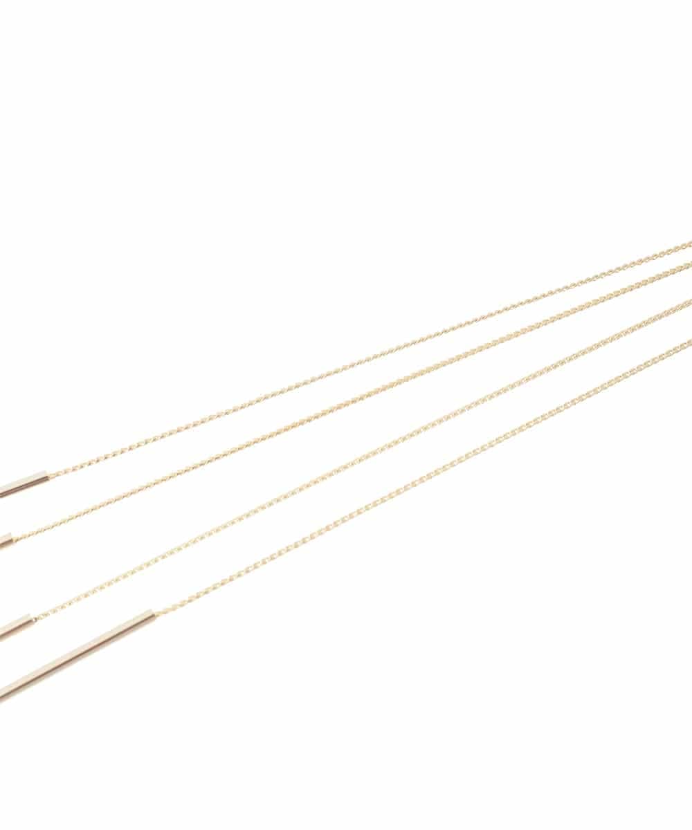 GK2AD04130 Sybilla(シビラ) アジャスター付き2連パールネックレス ゴールド×パール