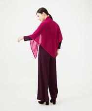 GK3AG01170 Sybilla(シビラ) カシミヤ三角ストール ピンク