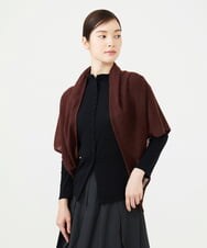 GK3AG01170 Sybilla(シビラ) カシミヤ三角ストール ブラウン