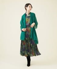 GK3AV06330 Sybilla(シビラ) カシミヤストール グリーン