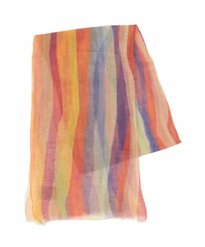 GK3GD02150 Sybilla マルチストライプリネンストール