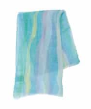 GK3GD02150 Sybilla(シビラ) マルチストライプリネンストール ライトブルー系