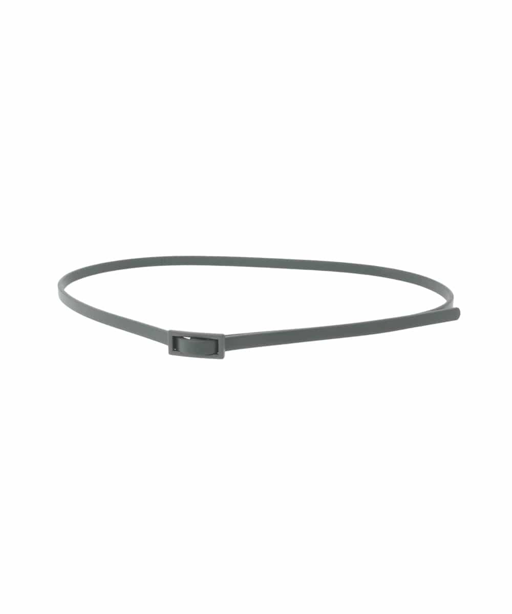 GK4AG01150 Sybilla(シビラ) カウレザースリムベルト グリーン