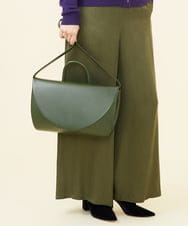 GK5AA01690 Sybilla(シビラ) カウレザーフォルムバッグ グリーン