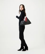 GK5AD01600 Sybilla(シビラ) バイカラーレザーバッグ ブラック