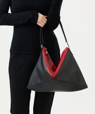 GK5AD01600 Sybilla(シビラ) バイカラーレザーバッグ ブラック