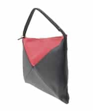 GK5AD01600 Sybilla(シビラ) バイカラーレザーバッグ ブラック