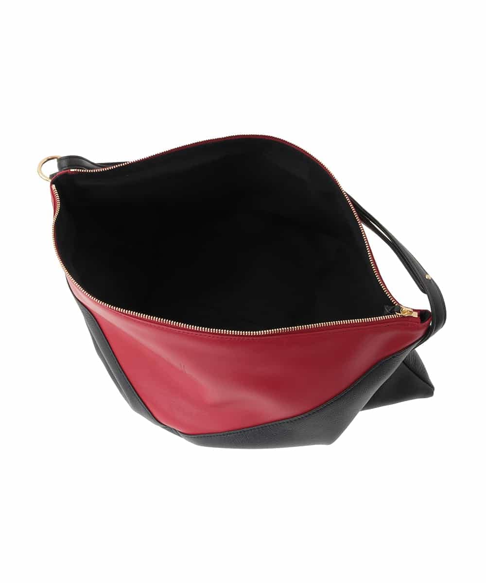 GK5AD01600 Sybilla(シビラ) バイカラーレザーバッグ ブラック