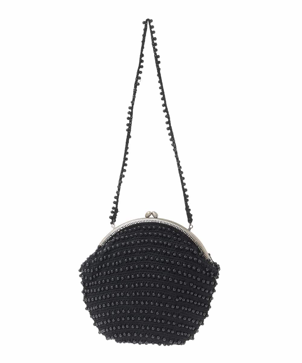 GK5AD02200 Sybilla(シビラ) ニットビーズバッグ ブラック