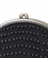 GK5AD02200 Sybilla(シビラ) ニットビーズバッグ ブラック