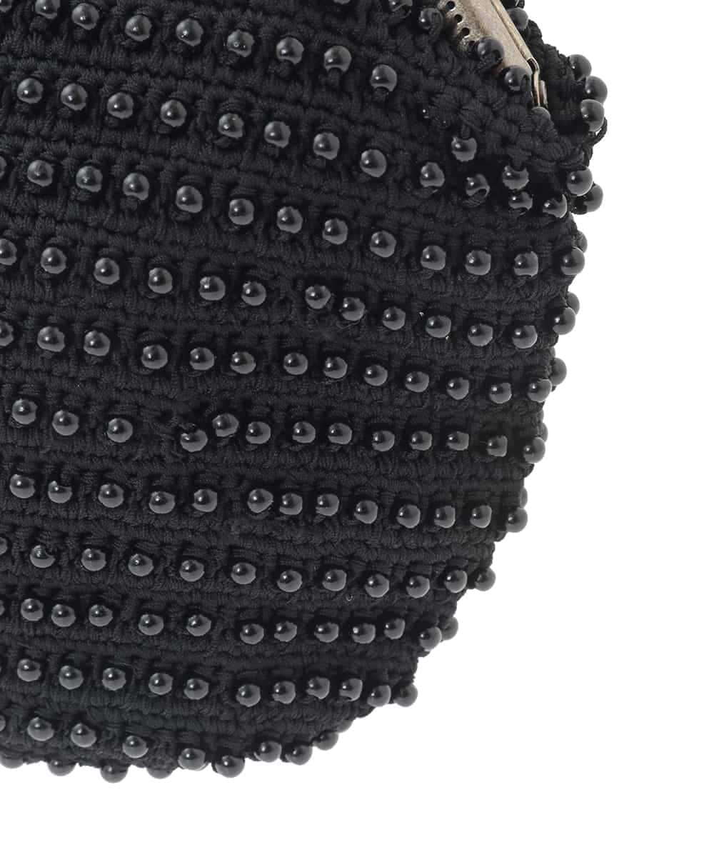GK5AD02200 Sybilla(シビラ) ニットビーズバッグ ブラック