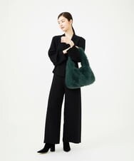 GK5AG10190 Sybilla(シビラ) フェイクファーワンショルダーバッグ グリーン