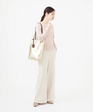 GK5GA02360 Sybilla(シビラ) メタリックレザートートバッグ ゴールド