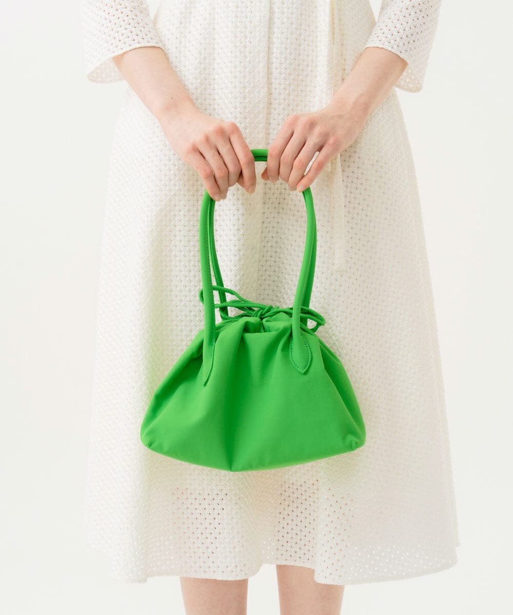 GK5GD01150 Sybilla(シビラ) ナイロン巾着トートバッグ グリーン