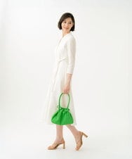 GK5GD01150 Sybilla(シビラ) ナイロン巾着トートバッグ グリーン