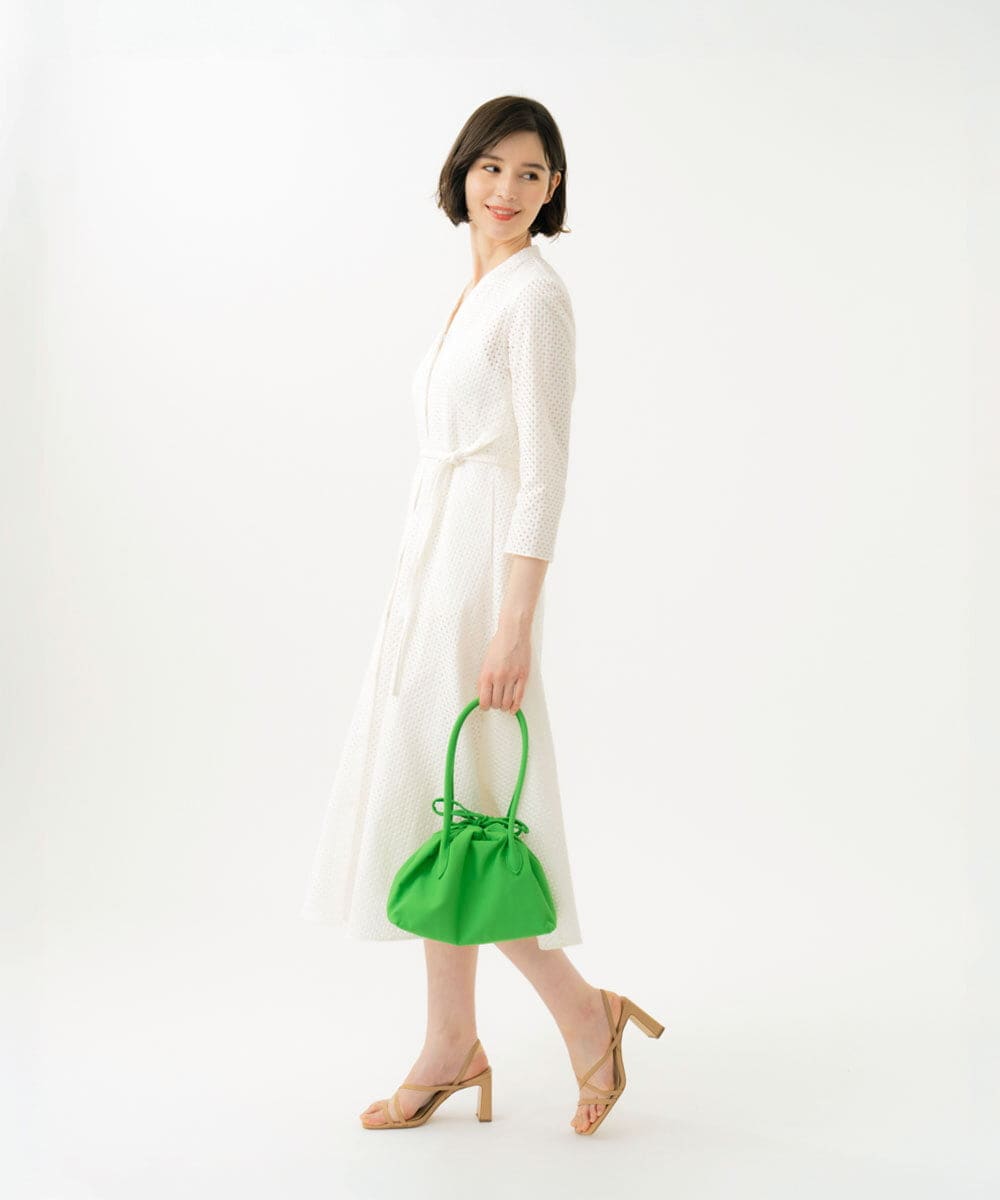 GK5GD01150 Sybilla(シビラ) ナイロン巾着トートバッグ グリーン