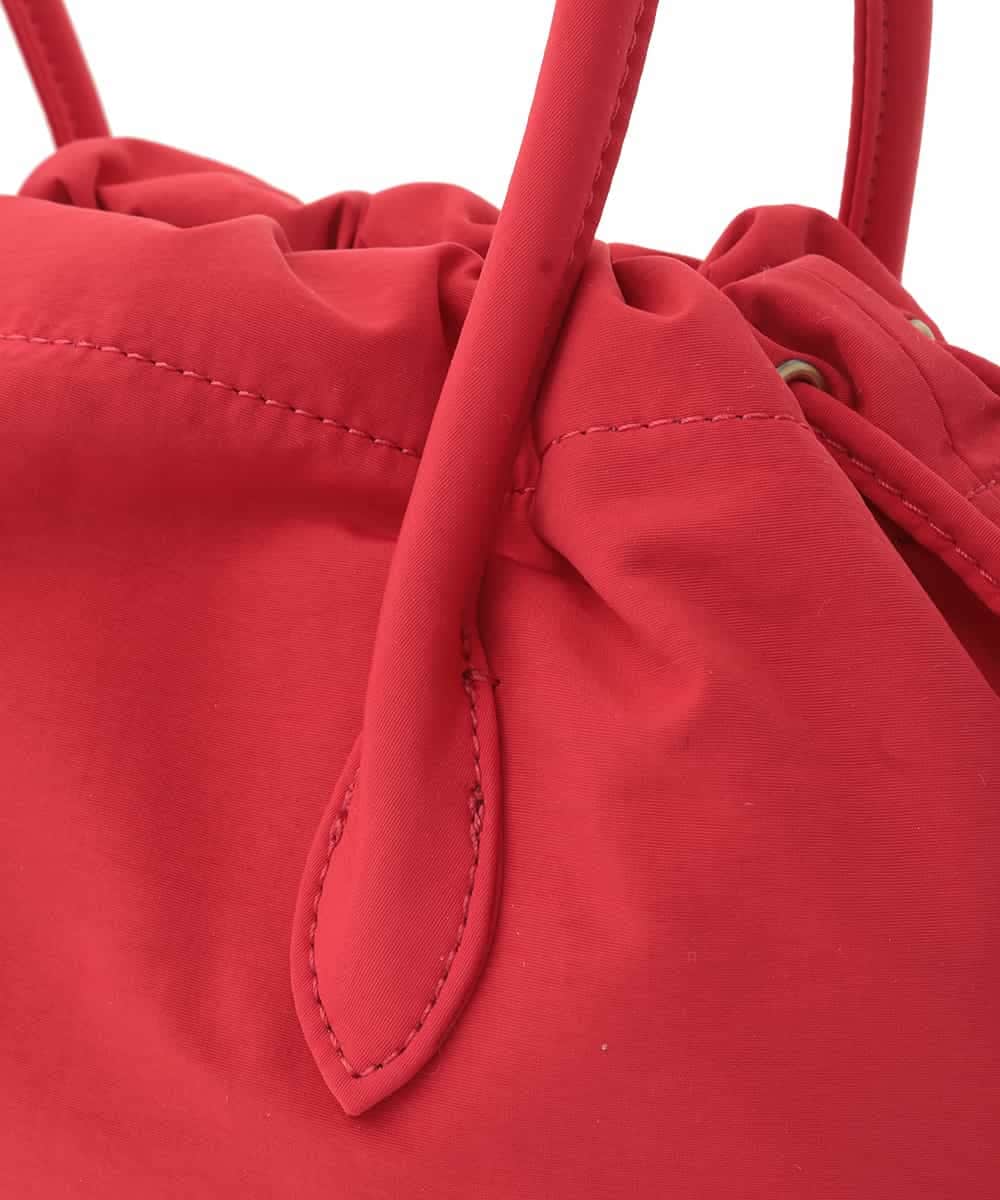 GK5GD01150 Sybilla(シビラ) ナイロン巾着トートバッグ レッド