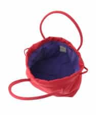 GK5GD01150 Sybilla(シビラ) ナイロン巾着トートバッグ レッド