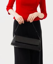 GK5GD02360 Sybilla(シビラ) ワイドスクエアショルダーバッグ ブラック