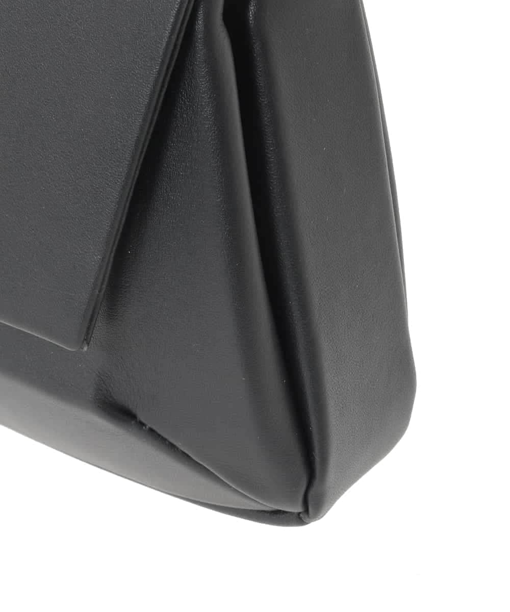 GK5GD02360 Sybilla(シビラ) ワイドスクエアショルダーバッグ ブラック