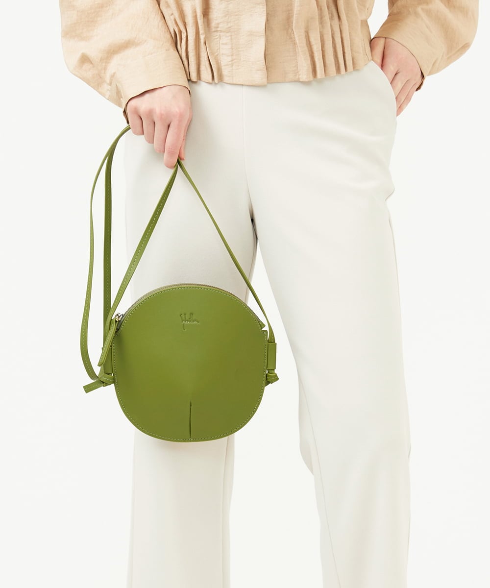 GK5GD03300 Sybilla(シビラ) サークルレザーバッグ カーキ